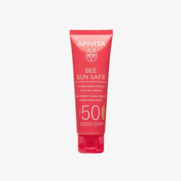 Apivita Bee Sun Safe Hydra Fresh Tinted Face Gel‑Cream SPF 50 50ml