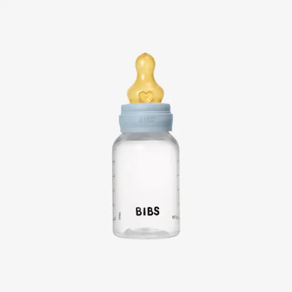 BIBS Baby BPA-Free PP Bottle Set 150ml Latex - Baby Blue BIBS Baby BPA-Free PP Bottle Set 150ml Latex - Baby Blue