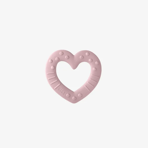 BIBS Baby Bitie Heart - Pink Plum