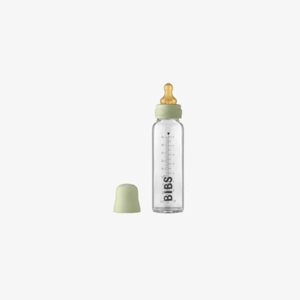 BIBS Baby Glass Bottle Complete Set 225ml - Sage