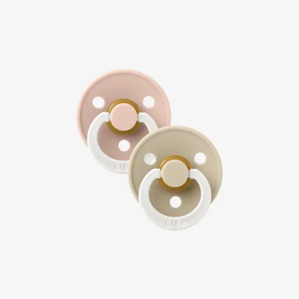 BIBS Colour GLOW - Vanilla/Blush 2 komada