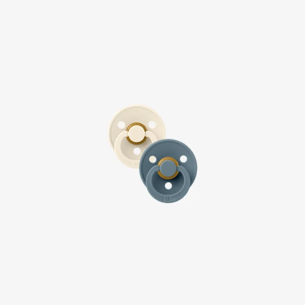 BIBS Colour - Ivory/Petrol 2 komada