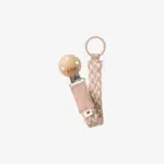 BIBS Pacifier Clip - Blush/Ivory