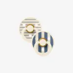 BIBS STUDIO Colour - Ivory Steel Blue Mix 2 komada