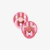 BIBS STUDIO Colour - Pink Coral Mix 2 komada