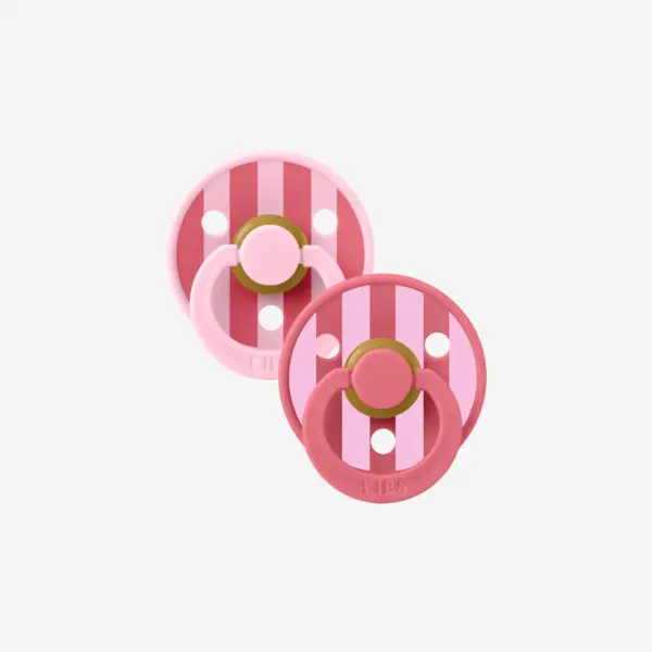 BIBS STUDIO Colour - Pink Coral Mix 2 komada