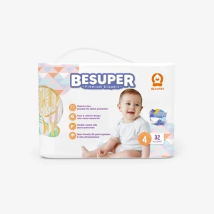 BeSuper Premium Pelene 4 (L, 9-14 kg) 32 komada
