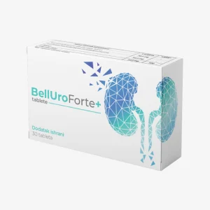 BellUro Forte+ 30 tableta Ženske papuče Tricolor - Žute-Beli piton-Zlatne