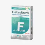 Betavitevit aktivni oblik folne kiseline 400mcg + vitamin B12 30 tableta