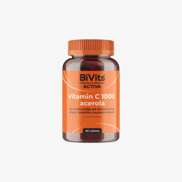 BiVits ACTIVA Vitamin C 1000 i acerola 60 tableta