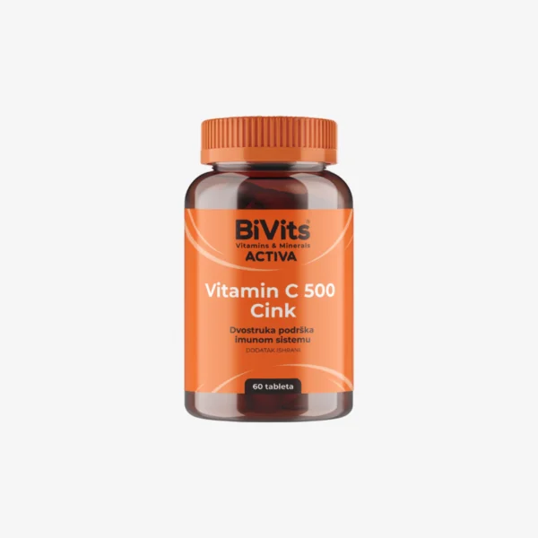 BiVits ACTIVA Vitamin C 500 i Cink 60 tableta