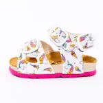 Dečije anatomske sandale - Jednorog bijeli