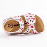 Dečije anatomske sandale - Srce crveno