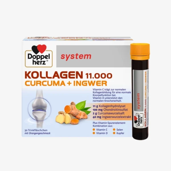 Doppelherz system Kollagen 11.000 Kukruma + Đumbir 30 ampula