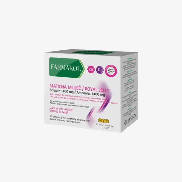 FARMAKOL Matična mliječ ampule 1400mg