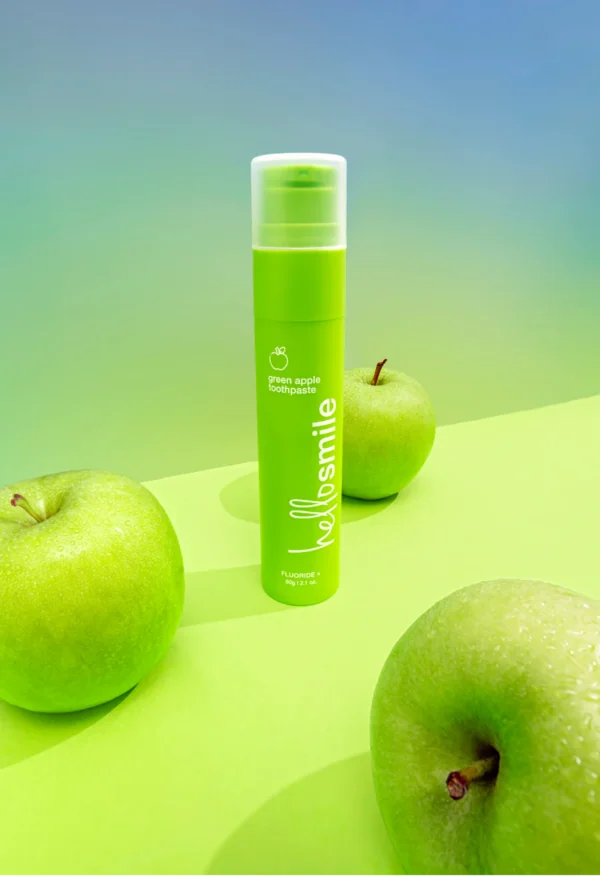 HelloSmile Pasta za zube Green Apple 60g