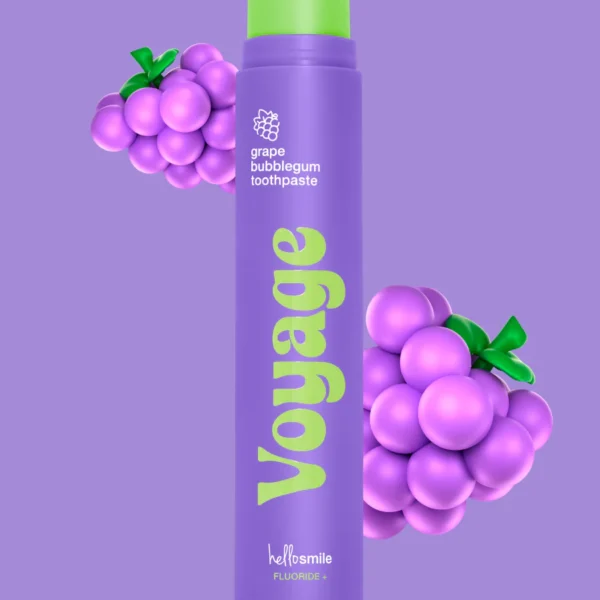 HelloSmile Pasta za zube Voyage Grape Bubblegum 60g