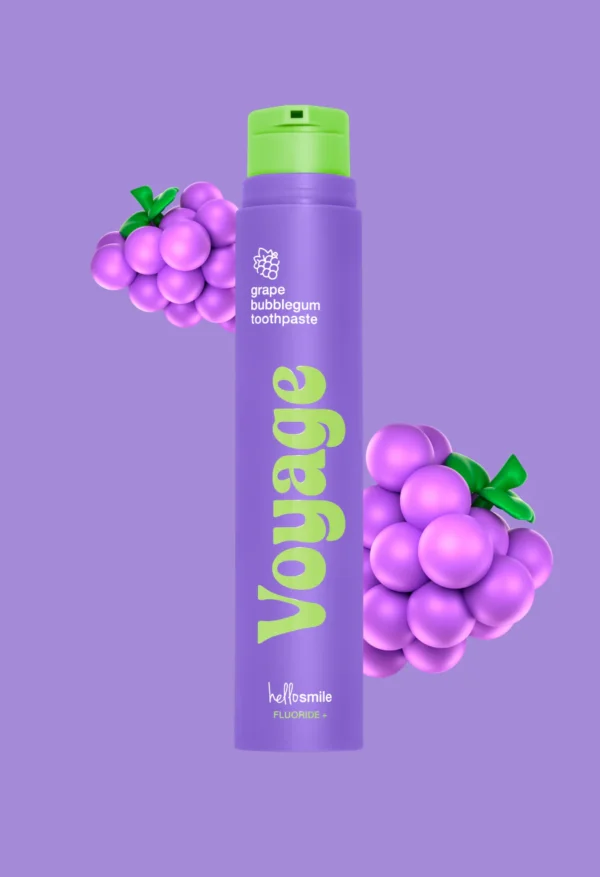 HelloSmile Pasta za zube Voyage Grape Bubblegum 60g