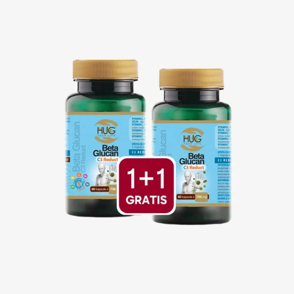 Hug Your Life Beta Glukan & C3 Reduct 1+1 GRATIS