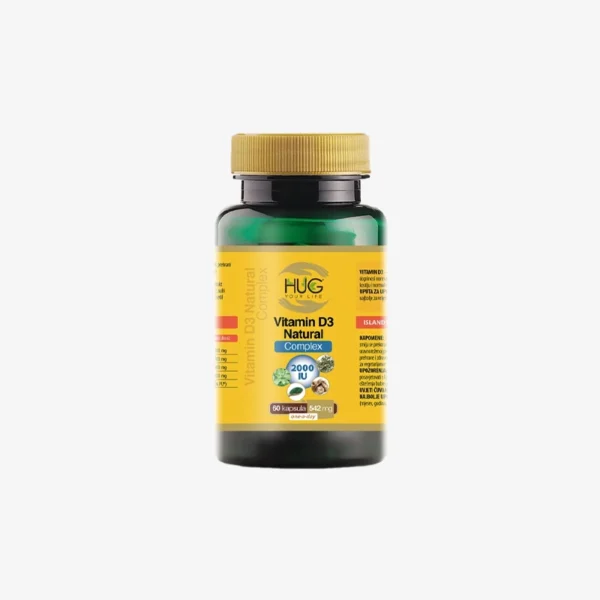 Hug Your Life Vitamin D3 Natural Complex 60 kapsula