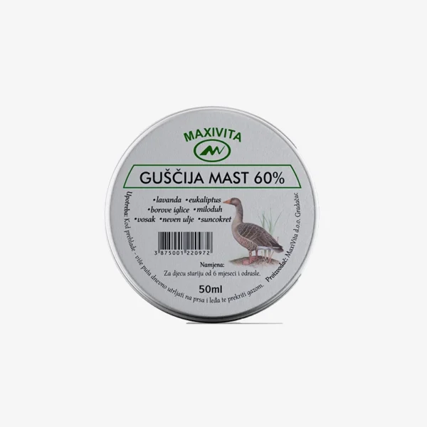 MaxiVita Guščija mast 60% 50g