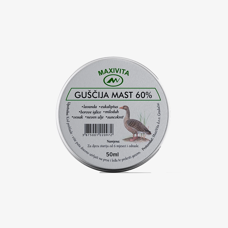 MaxiVita Guščija mast 60% 50g