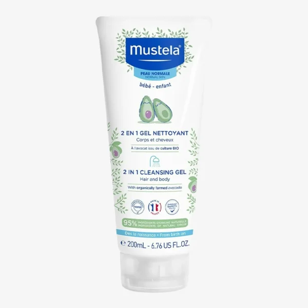 Mustela 2u1 šampon za pranje kose i tela 200ml