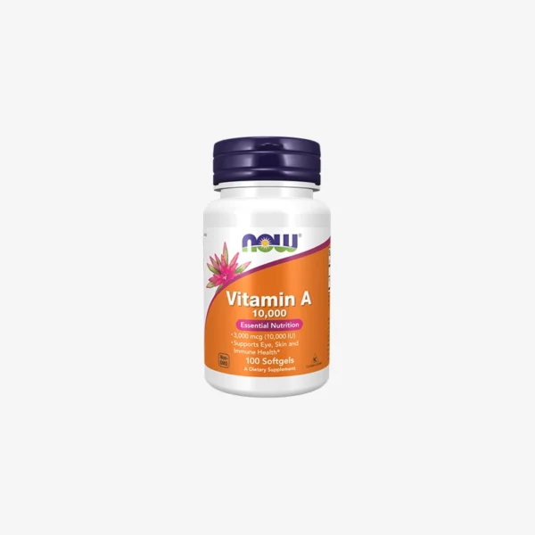 NOW Vitamin A 10,000 100 kapsula