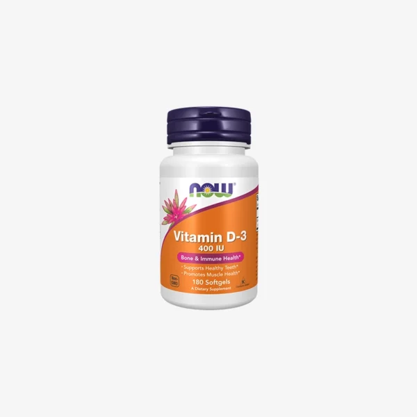 NOW Vitamin D-3 400 IU 180 kapsula