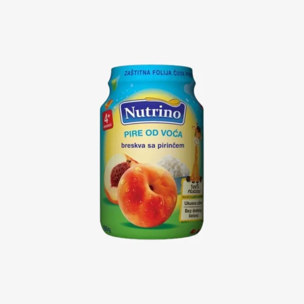 Nutrino Pire od voća - Breskva i Pirinač 190g
