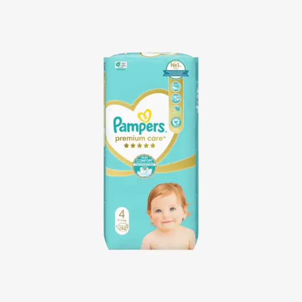 Pampers Premium Care 4 (9-14 kg) 52 komada