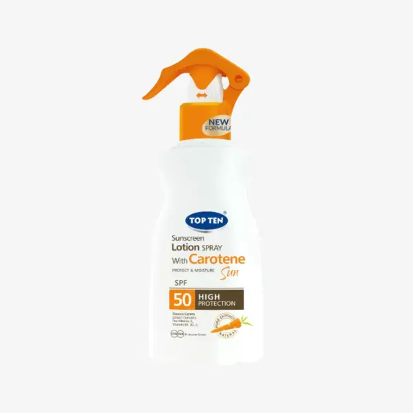 TOP TEN KIDS Carotene losion za sunčanje sprej SPF 30 180ml