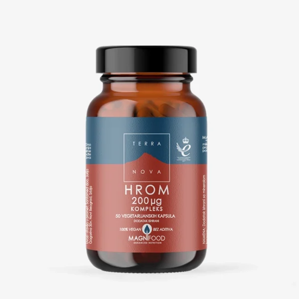 Terranova Hrom 200mcg kompleks 50 kapsula