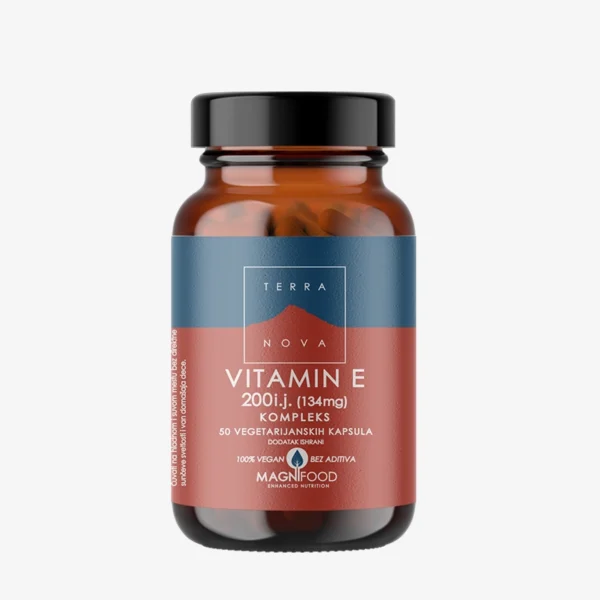 Terranova Vitamin E 200iu kompleks 50 kapsula