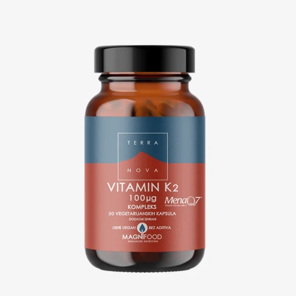 Terranova Vitamin K2 100mcg kompleks 50 kapsula