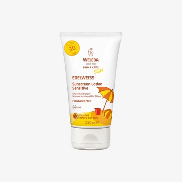 Weleda Mlijeko za zaštitu od sunca za osetljivu kožu beba i djece SPF 30 150ml