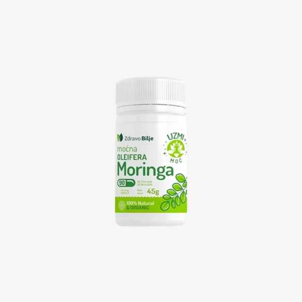 Zdravo Bilje Moćna Moringa Oleifera 90 kapsula 45g