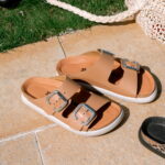 Ženske anatomske papuče Coco - Taba