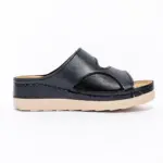 Ženske anatomske papuče Hallux - Crna
