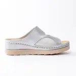 Ženske anatomske papuče Hallux - Srebrna
