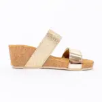 Ženske anatomske papuče Lumi - Zlatna