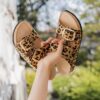 Ženske anatomske papuče Tara - Leopard