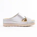 Ženske papuče Lara - Srebrna