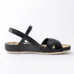 Ženske sandale Massage gel - Crna