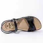 Ženske sandale Massage gel - Crna