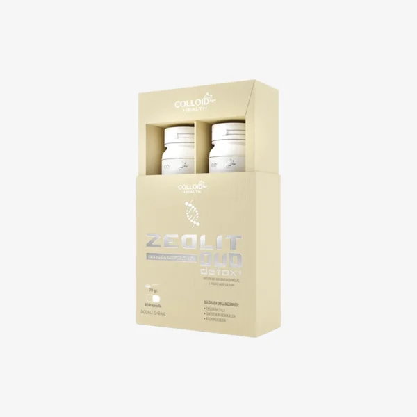 Zeolit Duo Detox+ 70g prah + 80 kapsula